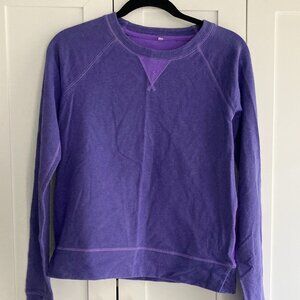 Lululemon sweatshirt, vivid purple